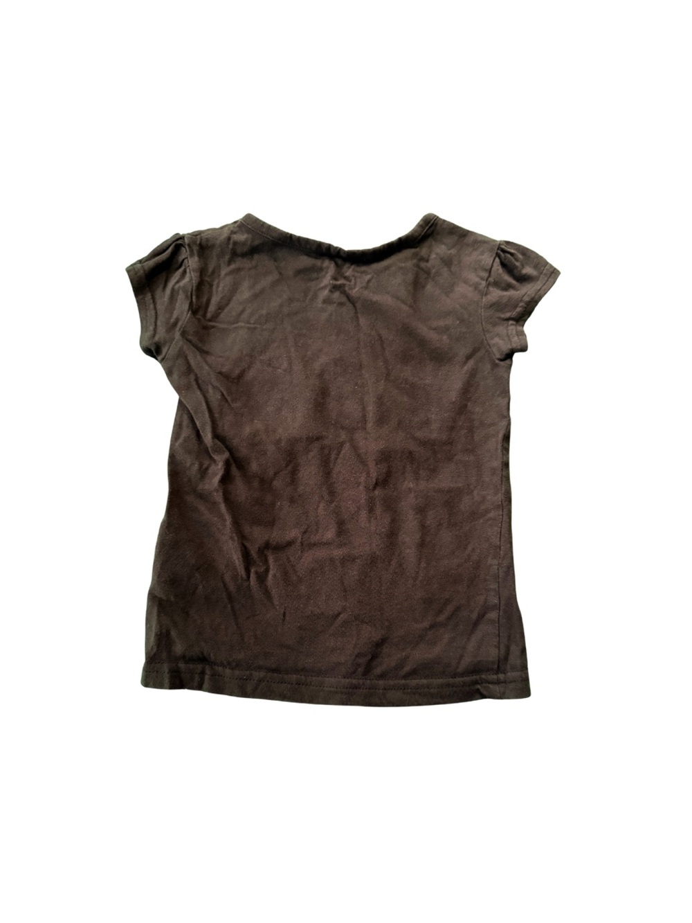 ⚾️ San Diego Padres MLB Kids Girls Feminine Brown Tee w/ Yellow Heart Logo 2T - Picture 2 of 4